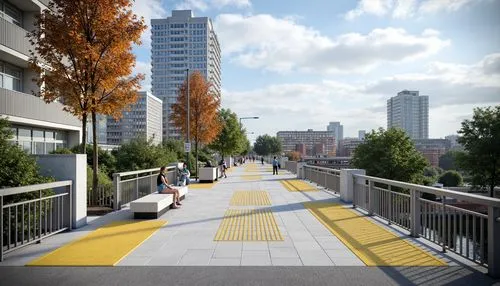 bicycle path,urban design,cycleway,bikeways,skytrains,cycleways,pasila,liveability,transitway,bikeway,skyrail,elevated railway,biopolis,walkability,footbridges,skybridge,bicycle lane,highline,skywalks,europan