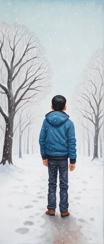 Compose a heartwarming tale about Josue Alvarado helping a lost child find their way back home during a snowstorm.,winter background,snow scene,christmas snowy background,children's background,a colle