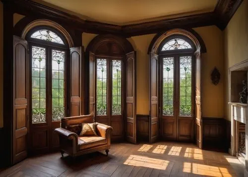 wooden windows,bay window,french windows,wood window,victorian room,leaded glass window,sitting room,panelled,row of windows,reading room,ornate room,big window,marylhurst,alcove,great room,dandelion hall,cabinetry,castle windows,breakfast room,millwork,Art,Artistic Painting,Artistic Painting 27