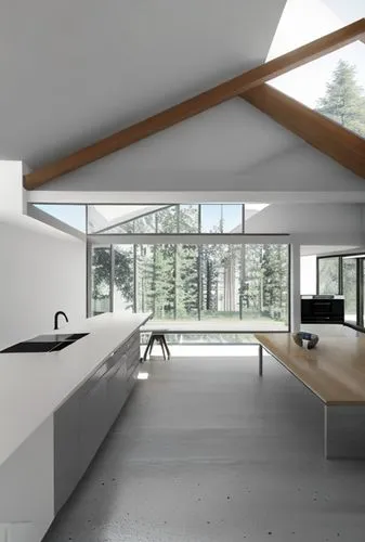 modern minimalist kitchen,modern kitchen interior,modern kitchen,kitchen design,modern minimalist bathroom,kitchen interior,interior modern design,folding roof,3d rendering,cubic house,kitchen,modern house,archidaily,flat roof,modern room,countertop,dunes house,big kitchen,timber house,daylighting