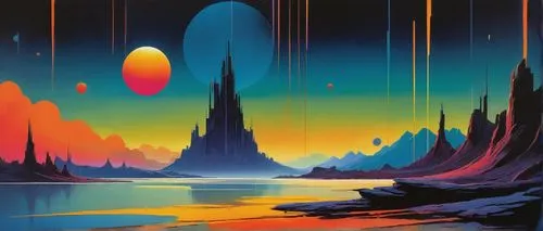 futuristic landscape,alien planet,alien world,space art,vast,extrasolar,fantasy landscape,lunar landscape,barren,ice planet,offworld,earth rise,centauri,planets,farpoint,lagoon,polara,planet,homeworld,planetary,Conceptual Art,Sci-Fi,Sci-Fi 15