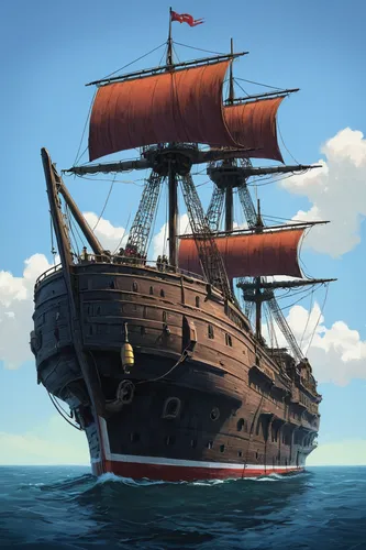 caravel,galleon ship,galleon,east indiaman,steam frigate,mayflower,victory ship,full-rigged ship,sea sailing ship,sloop-of-war,sail ship,manila galleon,tallship,sailing ship,pirate ship,the ship,barquentine,old ship,ship releases,frigate,Conceptual Art,Fantasy,Fantasy 09