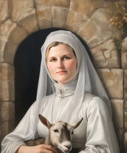 timoshenko,portrait of christi,the good shepherd,girl with dog,tymoshenko,shepherdess,Digital Art,Classicism