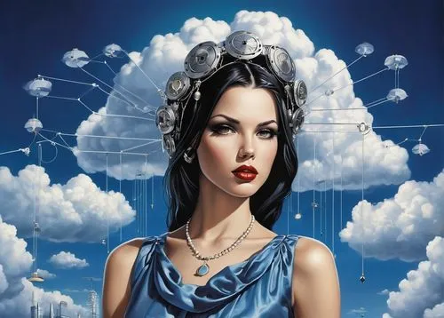 sky rose,fantasy art,inanna,delain,blue enchantress,promethea,skywise,dreamfall,viveros,horoscope libra,cloudbase,evanescence,skystream,jasmine blue,cloudland,blue rose,fantasy picture,cielo,high-wire artist,cryonic,Illustration,Realistic Fantasy,Realistic Fantasy 10