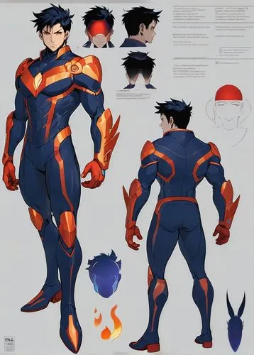 eradicator,evangelion evolution unit-02y,evangelion unit-02,superboy,klk,gurren,Unique,Design,Character Design