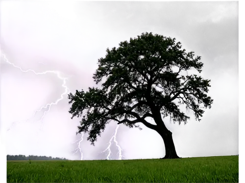 oak tree,isolated tree,tornadic,microburst,derivable,lightning storm,thundering,lightning strike,fallstrom,arbre,downburst,thundershower,orage,ash tree,strom,elm tree,wuthering,lone tree,thundercloud,nature's wrath,Illustration,Retro,Retro 14