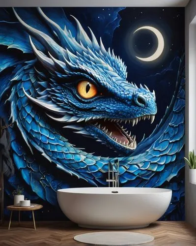 painted dragon,dragon design,eragon,dragonja,roa,saphira,wall decoration,dragon,dragao,dragones,black dragon,dragon of earth,dragons,dragados,taniwha,brisingr,wall art,smaug,midir,bath room,Art,Classical Oil Painting,Classical Oil Painting 42