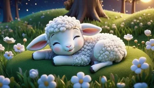 sleepy sheep,lamb,shoun the sheep,the sheep,easter lamb,counting sheep,sheep,spring background,baby sheep,sheep knitting,wool sheep,springtime background,cute cartoon image,male sheep,good shepherd,two sheep,cute cartoon character,lambs,the good shepherd,shepherd,Unique,3D,3D Character