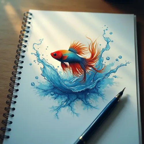 koi fish,fish pen,3d art,fish in water,koi,beautiful fish,Photography,General,Realistic