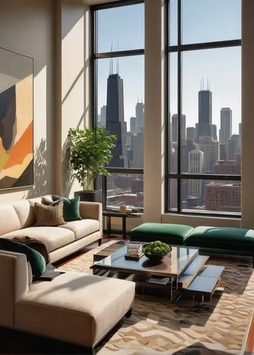 apartment lounge,modern living room,livingroom,modern decor,contemporary decor,living room,minotti,penthouses,interior modern design,modern minimalist lounge,mid century modern,modern room,loft,lofts,living room modern tv,tishman,sky apartment,chicago skyline,an apartment,apartment,Conceptual Art,Daily,Daily 27