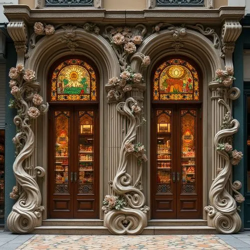 art nouveau frames,art nouveau frame,main door,doorway,front door,porticos,driehaus,doorkeepers,shopfront,storefront,chocolate window des,doorways,libreria,bookseller,store front,librairie,barcelona,window front,pharmacy,armoire,Photography,General,Realistic