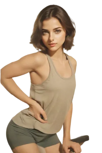 ammo,lara,chair png,woman holding gun,girl with gun,png transparent,fitness model,khaki,hip,tee,hoe,exercise ball,her,et,yoga,rose png,holding a gun,sit,active shirt,st