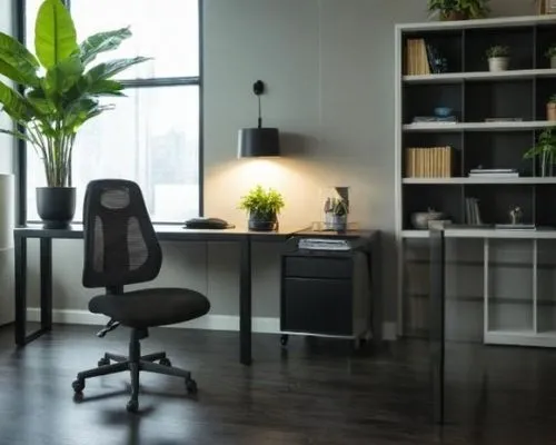 office chair,blur office background,furnished office,office desk,modern office,steelcase