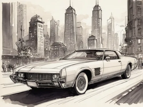 muscle car cartoon,maserati sebring,jensen interceptor,rolls-royce corniche,iso grifo,lincoln continental mark v,t bird,ford thunderbird,mercury cougar,lincoln continental,pontiac grand prix,facel vega facel ii,cadillac de ville series,pontiac tempest,lincoln capri,ford xb falcon,ford cougar,chrysler 300 letter series,illustration of a car,american car,Illustration,Children,Children 04