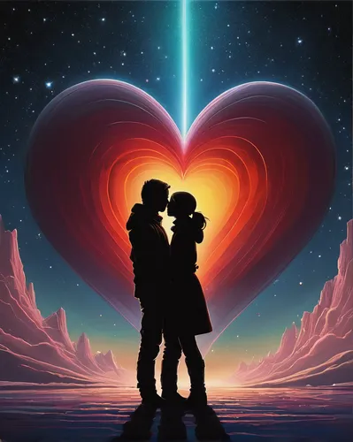 valentines day background,starwars,star wars,cg artwork,space art,love in air,true love symbol,star ship,heart background,couple in love,lightsaber,love story,in measure love,love background,valentine background,loving couple sunrise,romantic scene,rainbow background,couple silhouette,throughout the game of love,Conceptual Art,Sci-Fi,Sci-Fi 25