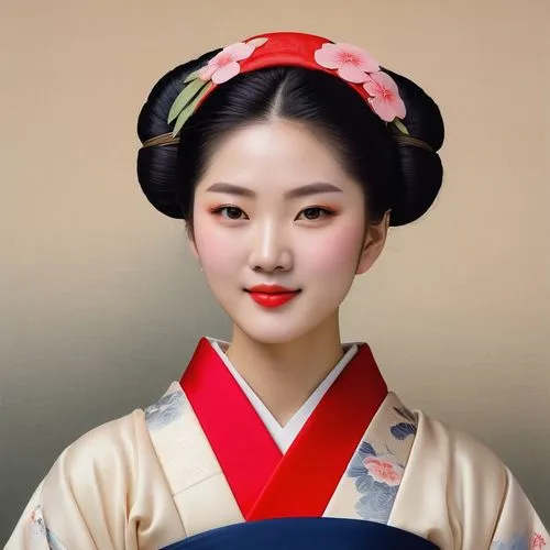 geiko,geisha girl,hanfu,geisha,maiko,gisaeng,Illustration,Japanese style,Japanese Style 21