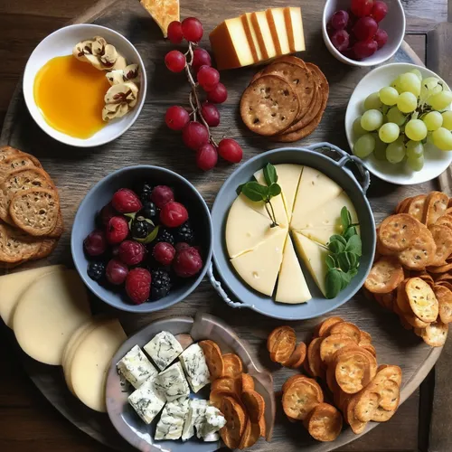 Arrange a simple cheese plate for a casual brunch,cheese platter,cheese plate,cheese spread,hors' d'oeuvres,cheese fondue,food platter,platter,cheese wheel,dinner tray,cheese sweet home,food table,hor