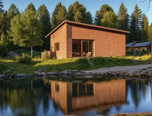 the cabin in the mountains,house with lake,small cabin,sognsvann,summer cottage,bjorndalen,arkitekter,log cabin,timber house,boat house,log home,forest house,cabins,huset,sirdal,lodges,house in mountains,lodge,holiday home,house in the mountains,Photography,General,Realistic