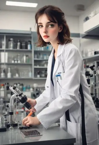 biochemist,microscopist,female doctor,biophysicist,chemist,neuroscientist