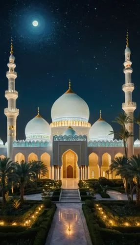 sheihk zayed mosque,zayed mosque,abu dhabi mosque,sheikh zayed mosque,sheikh zayed grand mosque,grand mosque,Illustration,Realistic Fantasy,Realistic Fantasy 08