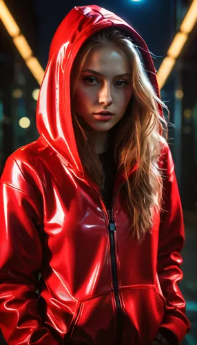 red coat,red riding hood,scarlet witch,red,little red riding hood,hoodie,puma,red super hero,red cape,windbreaker,red matrix,visual effect lighting,jacket,red hood,red background,red skin,high-visibil