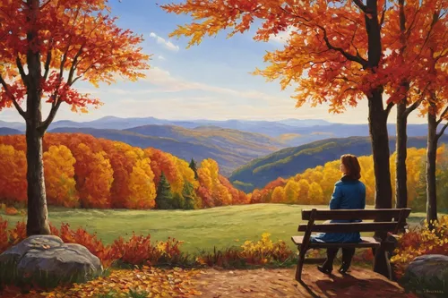 autumn landscape,fall landscape,autumn background,autumn idyll,landscape background,autumn mountains,autumn scenery,mountain scene,one autumn afternoon,the autumn,forest landscape,home landscape,rural landscape,autumn in the park,painting technique,oil painting,salt meadow landscape,autumn day,autumn frame,autumn trees,Photography,Documentary Photography,Documentary Photography 09