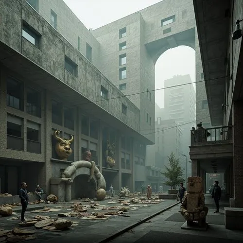 dishonored,destroyed city,cryengine,henryville,post-apocalyptic landscape,post apocalyptic,theed,postapocalyptic,syberia,old linden alley,steamboy,ancient city,backlot,undercity,environments,bazars,hawken,crewdson,varsavsky,rescue alley