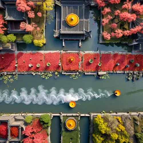 koi pond,autumn in japan,koi carps,besiege,koi,drone shot,bird's eye view,pond,gameplay,kyoto,bird's-eye view,kanto,canals,japanese zen garden,flower clock,birds eye,tower fall,autumn theme,flower water,birdseye,Unique,Design,Knolling