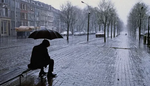 man with umbrella,walking in the rain,rainy day,heavy rain,groningen,raining,rain,brolly,rainy weather,stieglitz,antwerp,little girl with umbrella,rainy,nederland,bad weather,snow rain,in the rain,rainstorm,light rain,the snow falls,Photography,Black and white photography,Black and White Photography 03