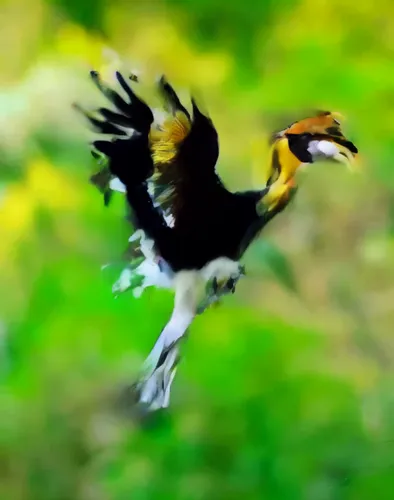 malabar pied hornbill,lesser pied hornbill,oriental pied hornbill,hornbill,eastern crowned crane,bird in flight,diving bird,red-crowned crane,crane bird flying,bird flying,tucan,masked lapwing,swainso