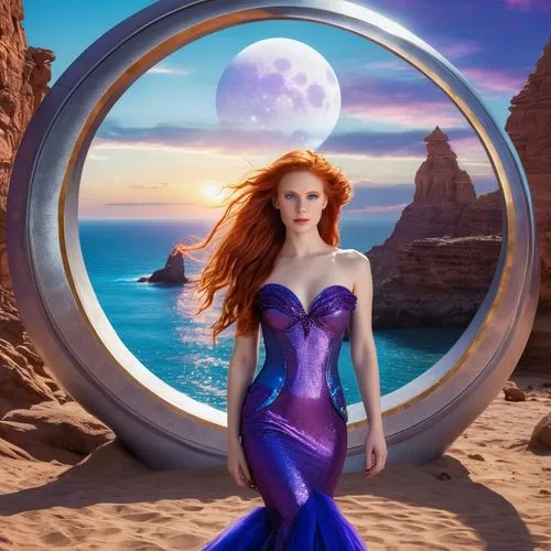 amphitrite,magic mirror,fantasy picture,atlantica,crystal ball-photography,megara,epica,mermaid background,fathom,celtic woman,aphrodite's rock,porthole,fantasy art,nereids,little mermaid,fantasy woman,photo manipulation,photoshop manipulation,satine,ariel,Photography,General,Realistic