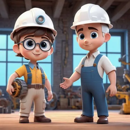 seamico,electricians,construction workers,plumbers,tradesmen,tradespeople,Unique,3D,3D Character