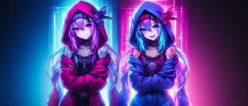 kda,supertwins,megaplumes,uv,neon ghosts,yulan