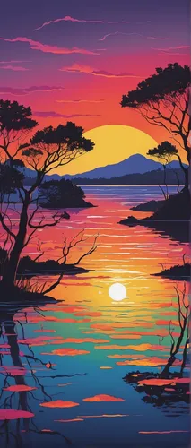 coast sunset,japan landscape,beach landscape,coastal landscape,purple landscape,evening lake,sunset,sea landscape,an island far away landscape,osaka bay,landscape background,sunset beach,sunset glow,waterscape,shirakami-sanchi,芦ﾉ湖,dawn,seascape,japan,river landscape,Illustration,Vector,Vector 02