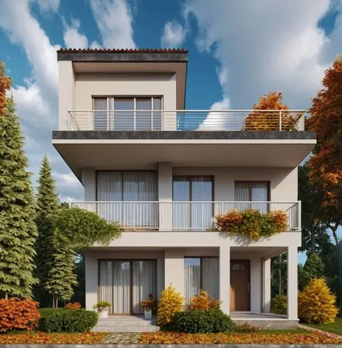 modern house,inmobiliaria,3d rendering,garden elevation,two story house,exterior decoration,homebuilding,residential house,modern architecture,immobilien,mid century house,frame house,immobilier,townhome,duplexes,hovnanian,beautiful home,revit,houses clipart,render,Photography,General,Realistic