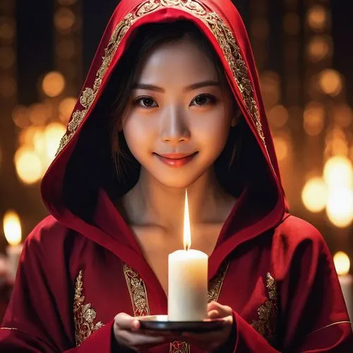 candlemas,vietnamese woman,candlelight,candlelit,burning candle,fortuneteller,candlemaker,candlelights,candle,lighted candle,chuseok,fortune telling,candle light,girl praying,advent candle,candlepower,mongolian girl,candelight,jinling,fortune teller,Photography,General,Realistic