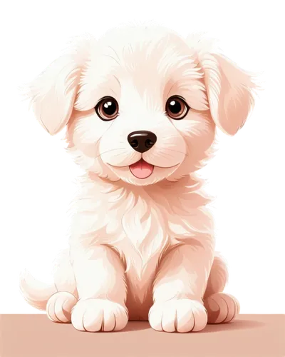 maltepoo,cute puppy,cavachon,english white terrier,cavapoo,toy poodle,dog illustration,bichon,havanese,sealyham terrier,shih poo,clumber spaniel,shih-poo,bichon frisé,west highland white terrier,coton de tulear,tibetan terrier,shih tzu,cute cartoon character,miniature poodle,Illustration,Black and White,Black and White 04