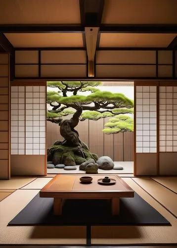 japanese-style room,japanese zen garden,dojo,japanese garden ornament,zen garden,ryokan,bonsai,tea ceremony,bonsai tree,the japanese tree,japanese shrine,japanese garden,tatami,japanese art,chanoyu,heian,ryokans,japanese background,shoin,zen,Illustration,Paper based,Paper Based 05