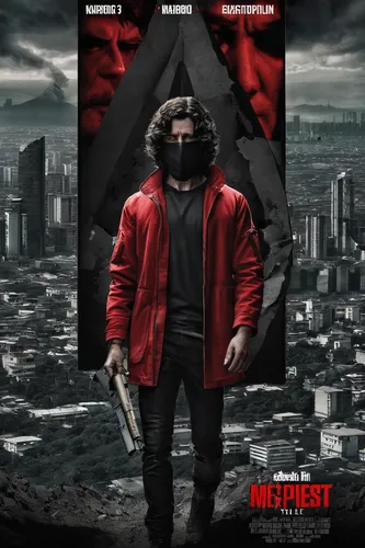 money heist,daredevil,media concept poster,film poster,poster,assassin,magneto-optical disk,a3 poster,machete,action film,action hero,red matrix,with the mask,movie,poster mockup,trailer,italian poster,renegade,jigsaw,cover,Conceptual Art,Fantasy,Fantasy 33