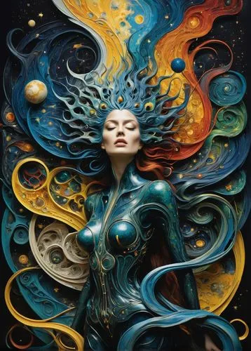 nebula,promethea,universo,sirena,nebula 3,nebula guardian,aquarius,andromeda,the enchantress,blue enchantress,sci fiction illustration,fantasy art,aquarian,mother earth,soulforce,fluidity,earth chakra,aeterna,vodun,astral traveler,Photography,Artistic Photography,Artistic Photography 11