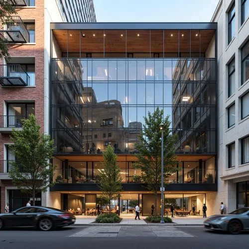 glass facade,juilliard,julliard,tishman,glass building,associati,gensler,andaz,office building,glass facades,headquarter,bunshaft,benaroya,headquaters,office buildings,bureaux,genzyme,modern office,bobst,company headquarters