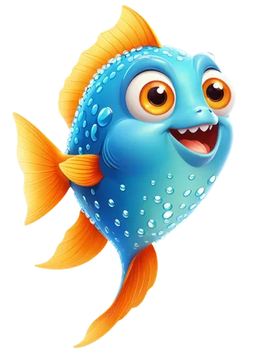 trigger fish,blue fish,cichlid,coral reef fish,discus fish,ray-finned fish,triggerfish,cabezon (fish),piranha,blue stripe fish,marine fish,fish,triggerfish-clown,underwater fish,ocean sunfish,puffer fish,blue angel fish,pilotfish,rhino fish,blowfish,Illustration,Abstract Fantasy,Abstract Fantasy 13