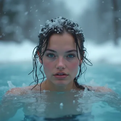 the snow queen,ice queen,hypothermia,cryolife,winterblueher,water nymph,thermal spring,in water,ice princess,cryotherapy,under the water,photoshoot with water,swimmer,naiad,in the snow,waterproof,glacier water,pool of water,under water,wet girl