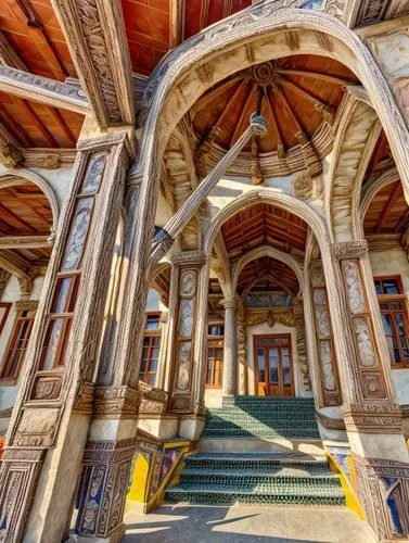 rila monastery,sinaia,constanta,peles castle,iasi,french train station,marble palace,oradea,iranian architecture,romania,grand master's palace,art nouveau,villa cortine palace,bucharest,city unesco heritage trinidad cuba,oradea city,certosa di pavia,budapest,classical architecture,entrance hall