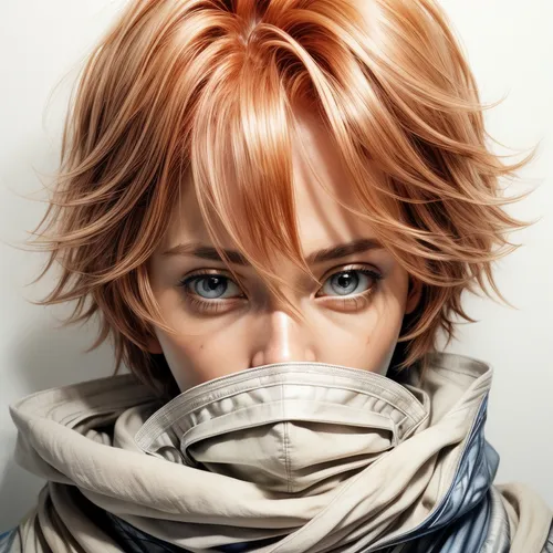 lindsey stirling,respirator,pixie-bob,asymmetric cut,oxygen mask,respirators,respiratory protection mask,breathing mask,ventilation mask,short blond hair,hair coloring,copper tape,respiratory protection,artist color,cinnamon girl,covering mouth,covered mouth,portrait background,pixie cut,flu mask