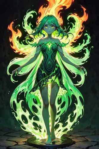 ciorbea,medusa gorgon,chryste,malachite,flame spirit,firedancer,elemental,zoisite,fire siren,dancing flames,medusa,passiflora,alera,tandava,cyanea,caiera,star mother,peri,celera,dryad,Anime,Anime,General