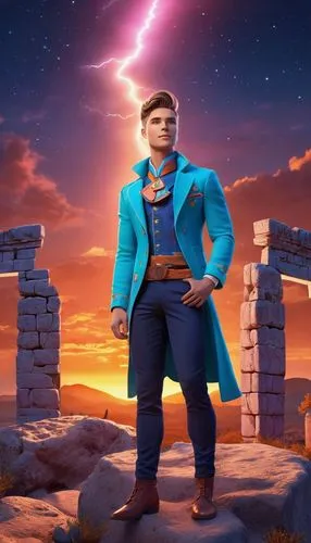 sportacus,bunyan,lazytown,napoleon bonaparte,professedly,estaban,Unique,3D,3D Character