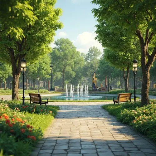 walk in a park,landscape background,golf course background,city park,urban park,greenspace,green space,central park,streamwood,landscaped,greenspaces,park bench,fountain pond,benches,lafayette park,salt meadow landscape,center park,golf resort,park,the park,Photography,General,Realistic