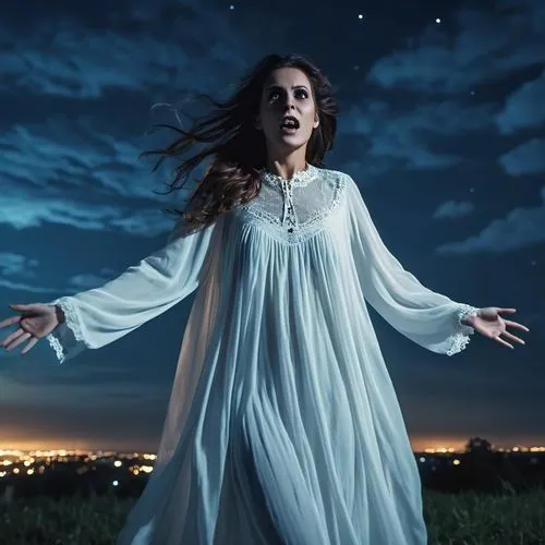 nightdress,llorona,the night of kupala,mediumship,evanescence,sleepwalker,skyclad,dolorosa,nightgown,hekate,orona,lammermoor,the girl in nightie,exorcises,exorcised,vampire woman,eurydice,exorcising,gothika,the angel with the veronica veil,Photography,General,Realistic