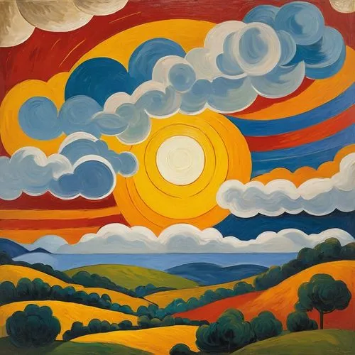 3-fold sun,sun in the clouds,layer of the sun,carol colman,sun,sunburst background,david bates,sun moon,farm landscape,rural landscape,sun through the clouds,sun and moon,solar field,khokhloma painting,oil on canvas,sunburst,hot-air-balloon-valley-sky,summer solstice,landscape,autumn landscape,Art,Artistic Painting,Artistic Painting 05